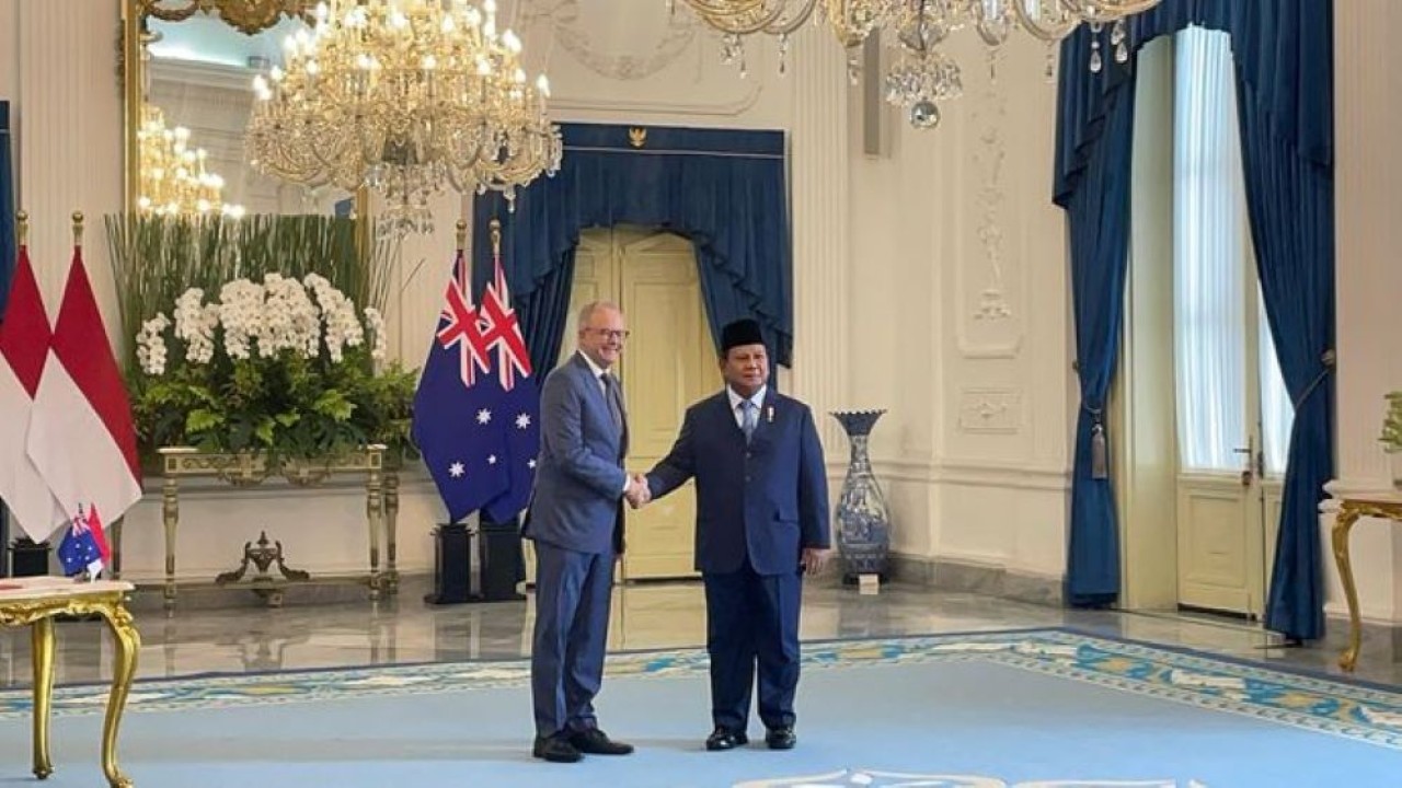 Presiden Prabowo dan PM Albanese sepakati penguatan Kemitraan Strategis Komprehensif Indonesia–Australia (Sekretariat Presiden)