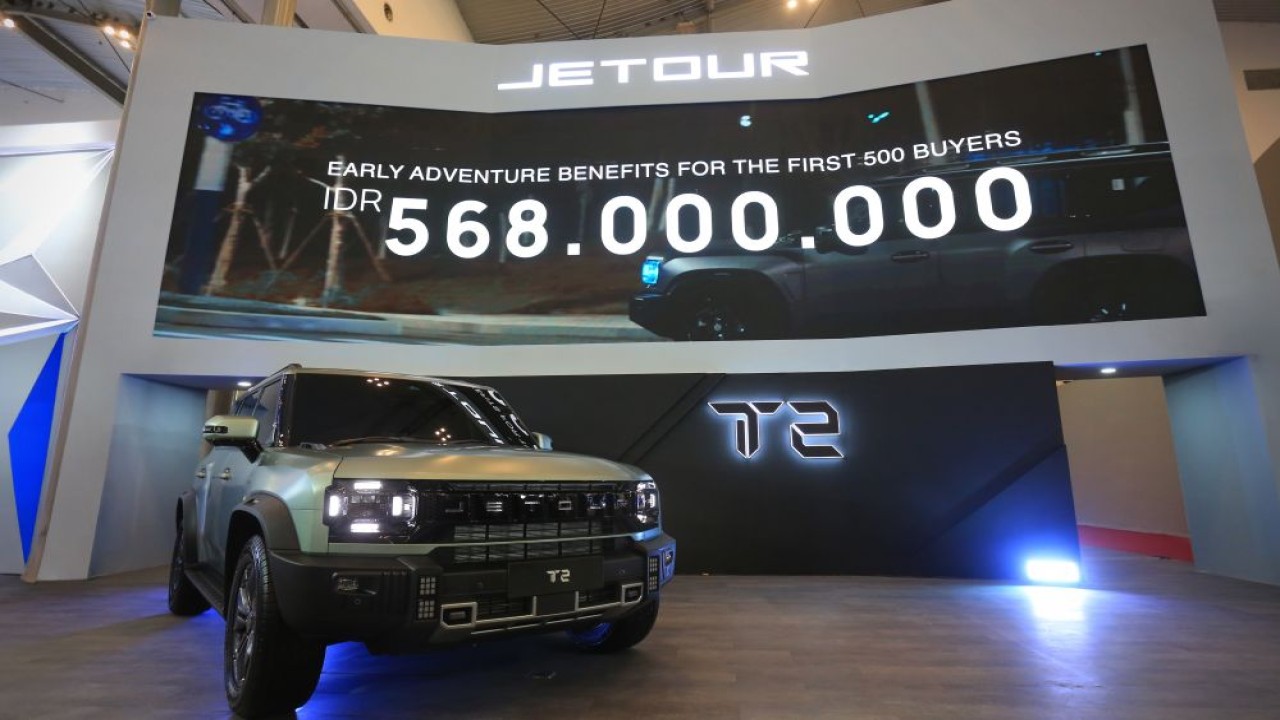PT JETOUR Sales Indonesia resmi meluncurkan JETOUR T2 di GJAW 2025. (Foto: Istimewa)