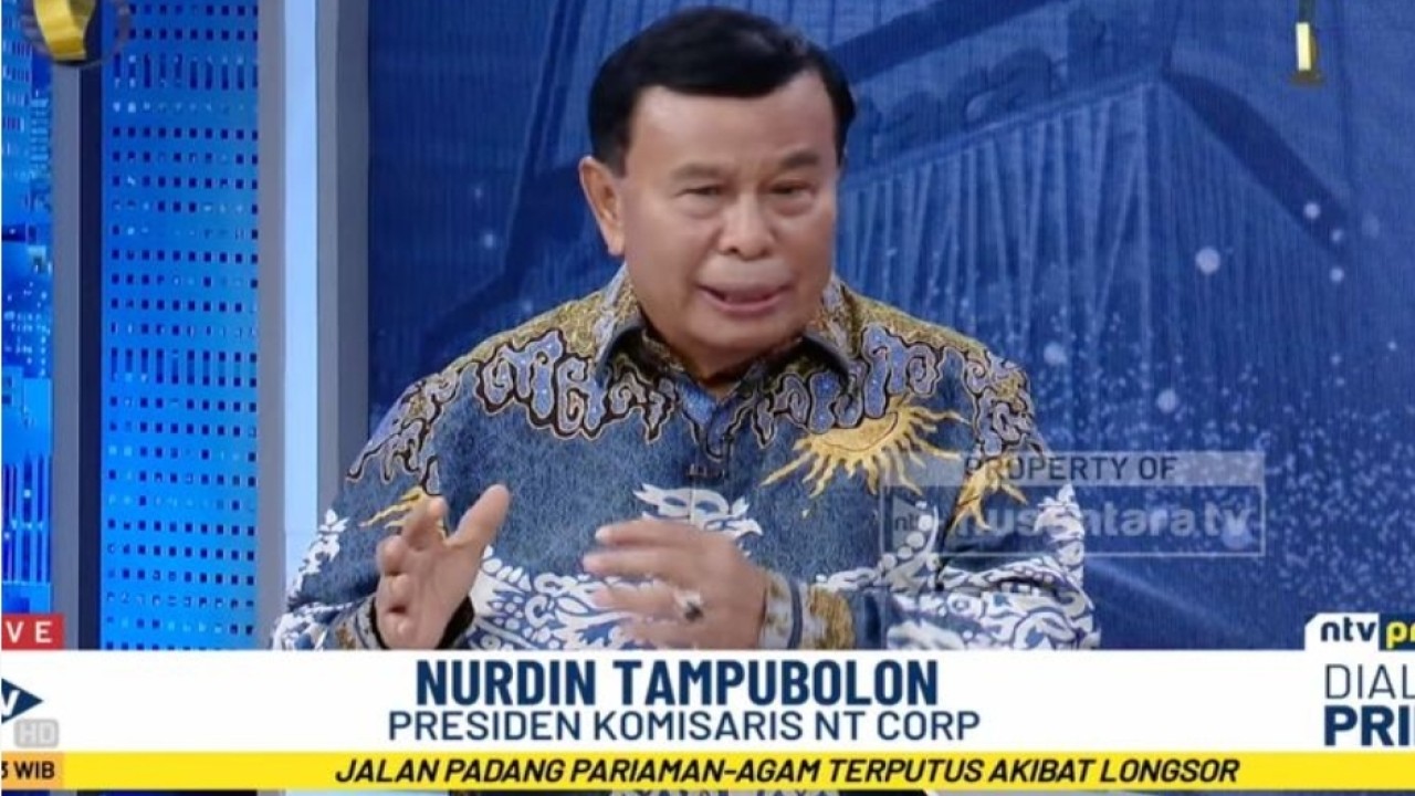 Presiden Komisaris Nusantara TV Nurdin Tampubolon. (Ntvnews)