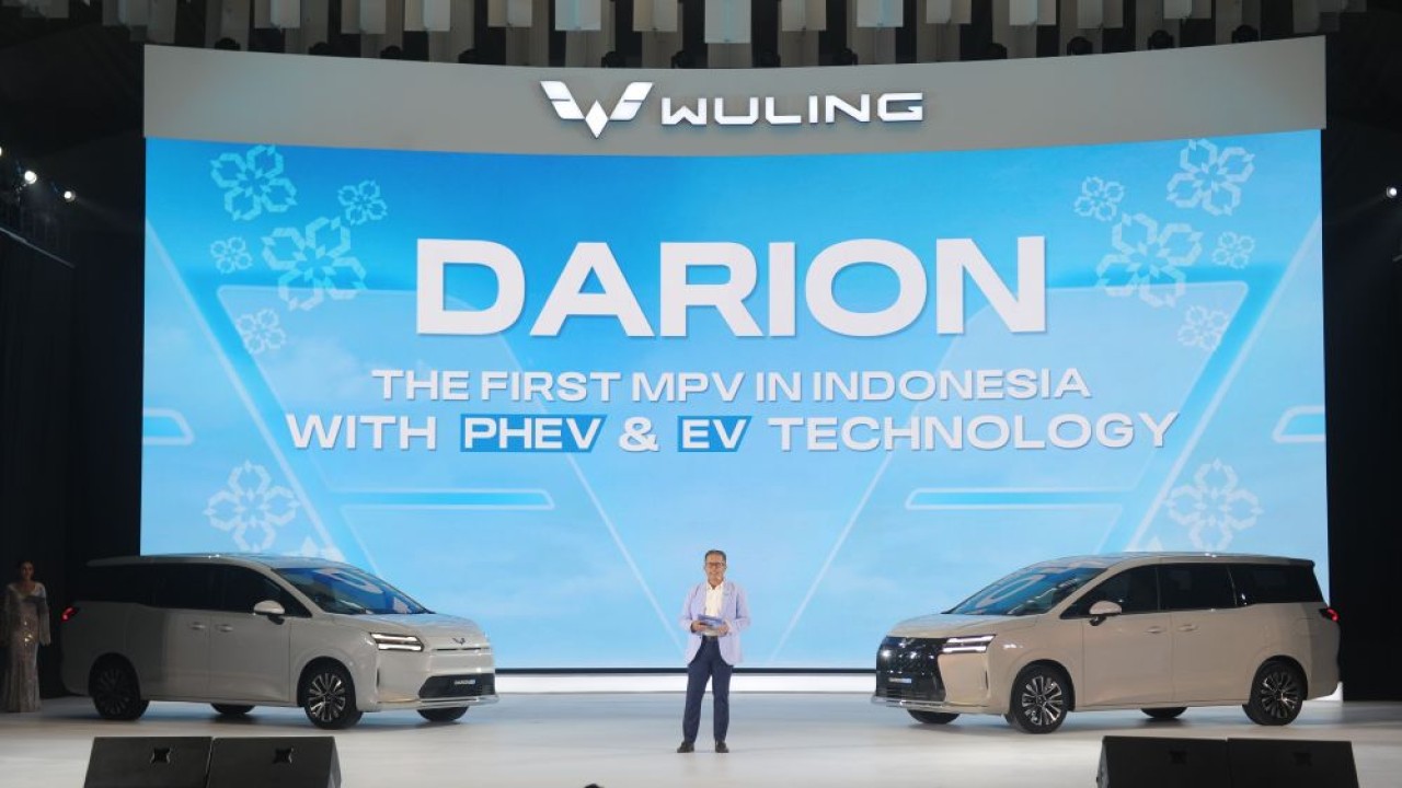 Wuling Darion resmi diluncurkan pada Rabu (5/11/2025), di Spike Airdome, PIK 2, Kabupaten Tangerang, Banten. (Foto: Istimewa/Adiantoro/NTV)