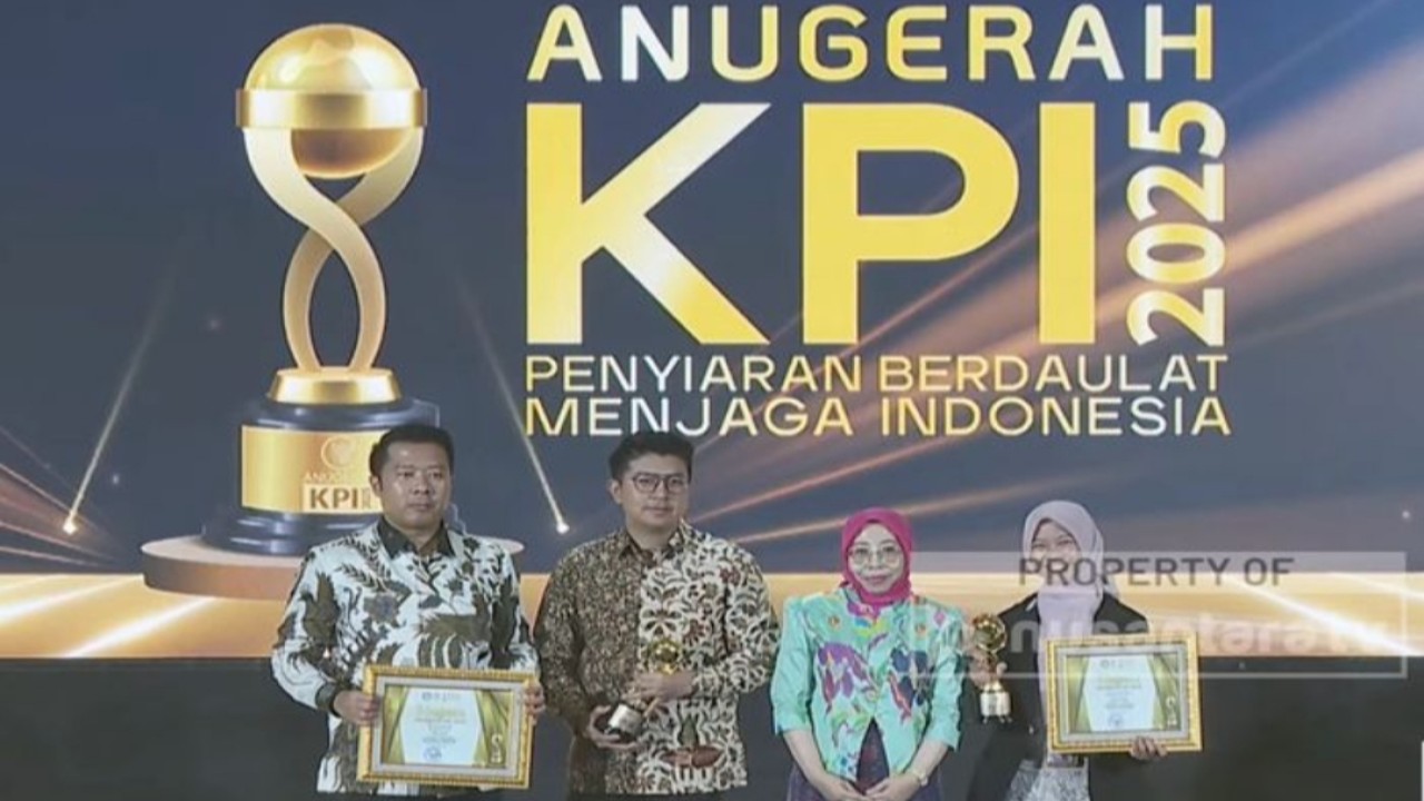 Program Abraham Nusantara TV meraih penghargaan Anugerah KPI 2025. (Ntvnews)