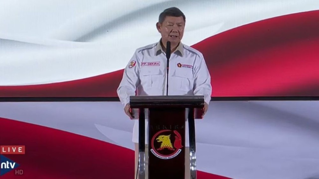 Ketua Dewan Pembina Gerakan Kristiani Indonesia Raya (GEKIRA), Hashim Djojohadikusumo.