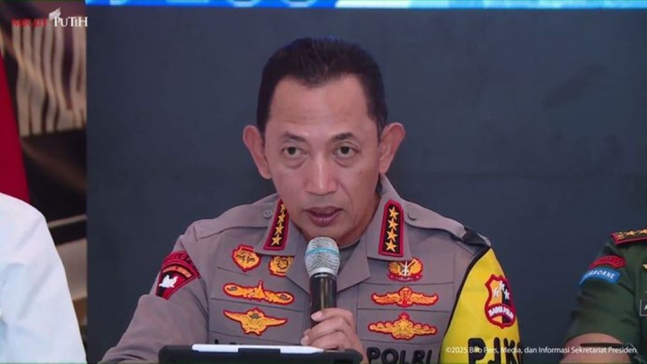 Kepala Kepolisian Republik Indonesia (Kapolri) Jenderal Listyo Sigit Prabowo.