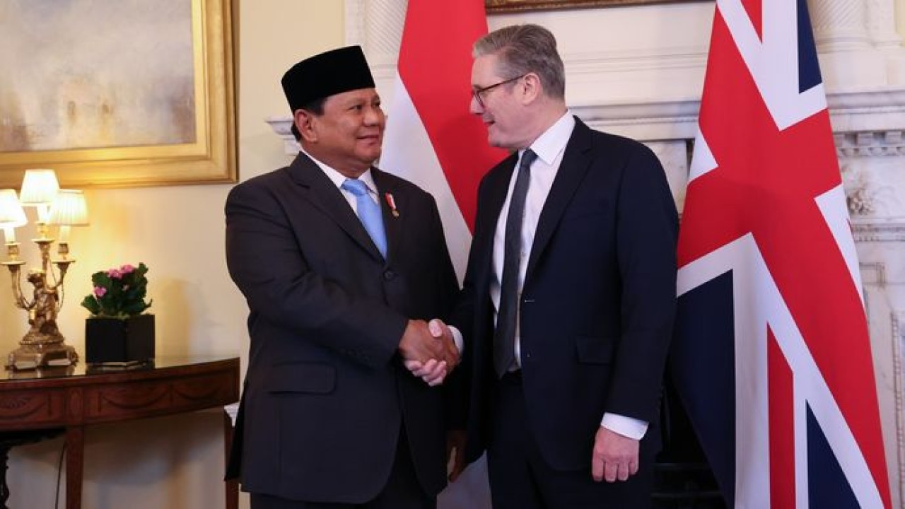 Presiden Prabowo dan PM Inggris Keir Starmer(Istimewa)