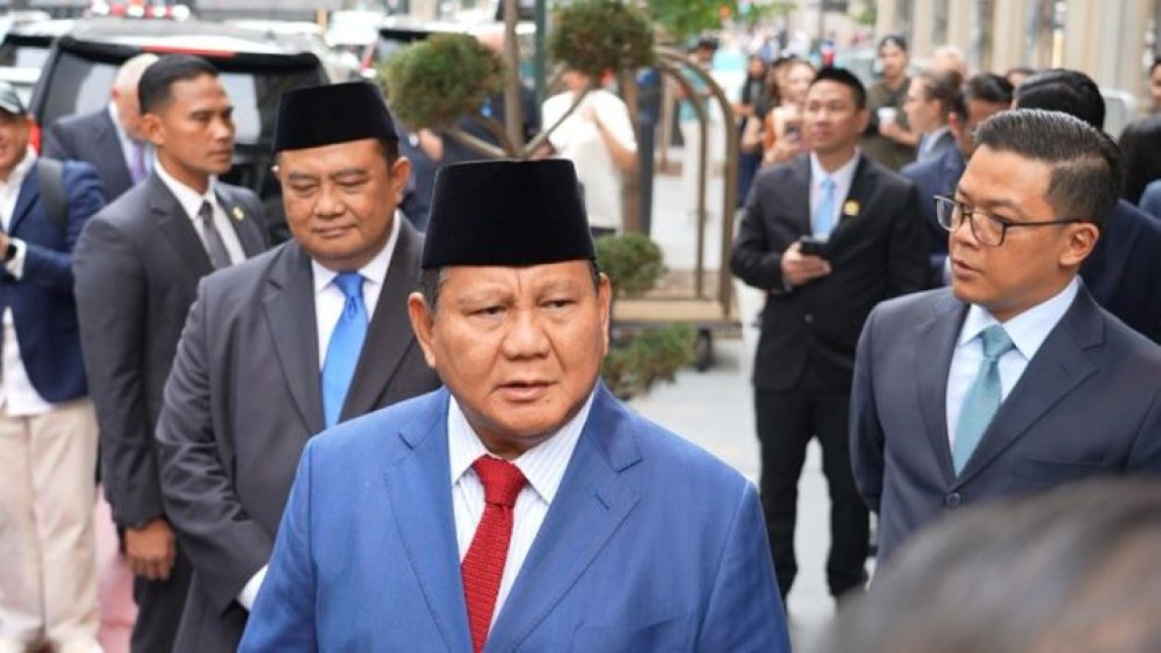 Presiden Prabowo di wawancarai usai menyampaikan pidato di Sidang Umum Perserikatan Bangsa-Bangsa (PBB), pada 24 September 2025. (Sekertariat Kepresidenan)