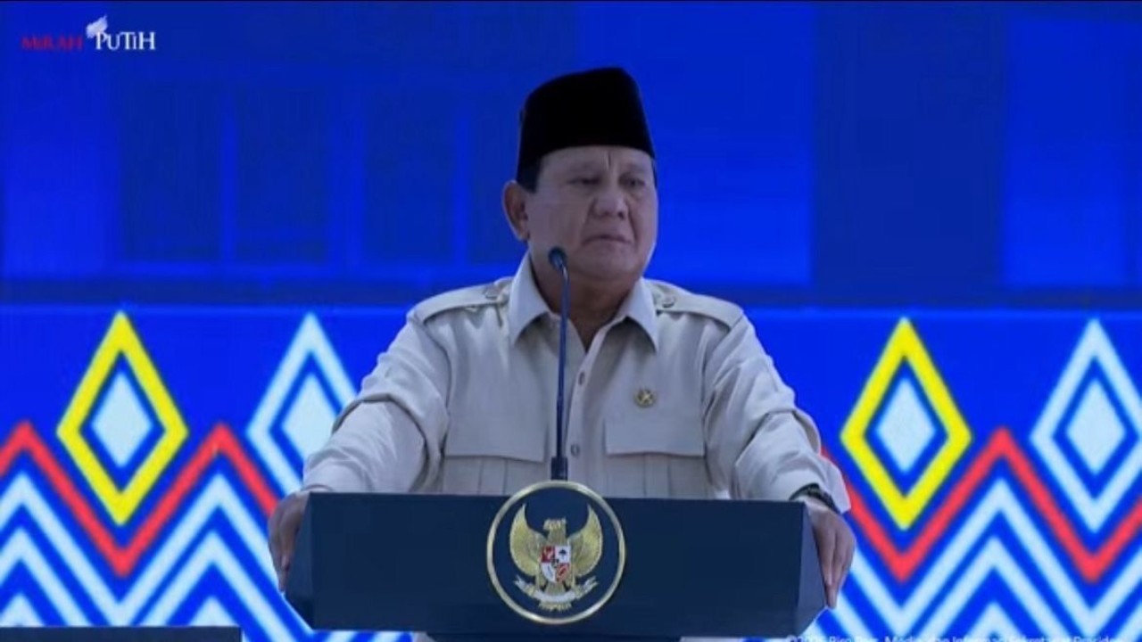 Prabowo Subianto dalam peresmian Sekolah Rakyat (Istimewa)