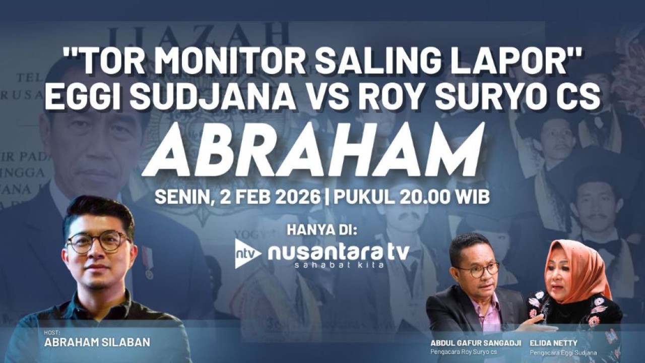 Program "Abraham" Nusantara TV. (Istimewa)