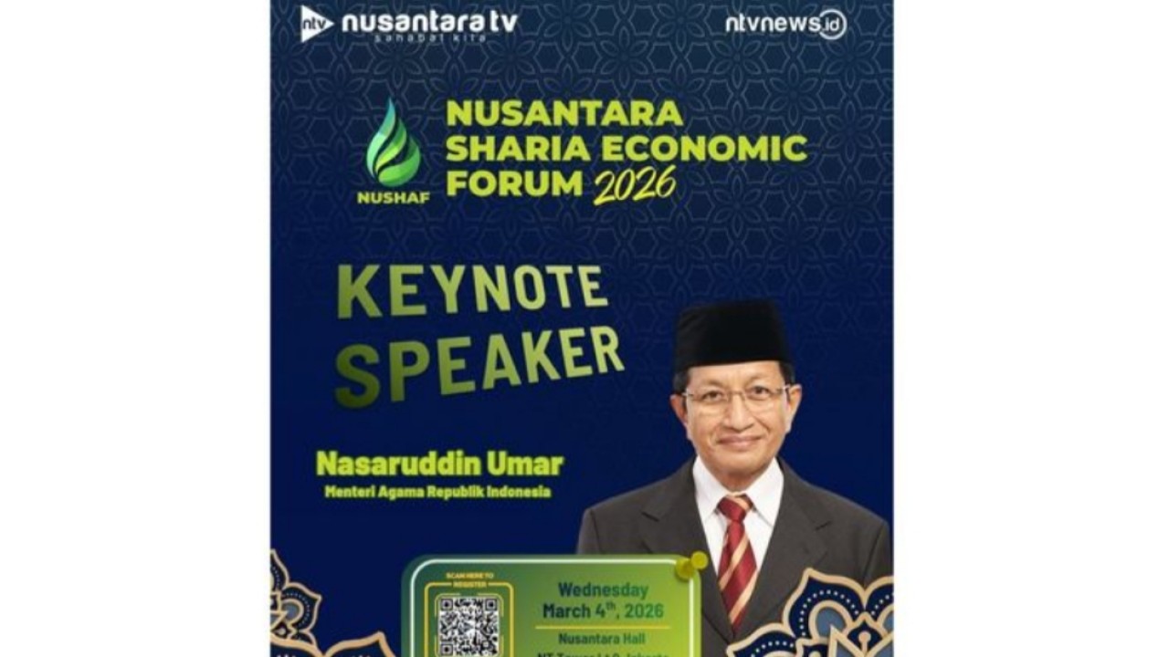 Nusantara Sharia Economic Forum (NUSHAF) 2026. (Ntvnews)