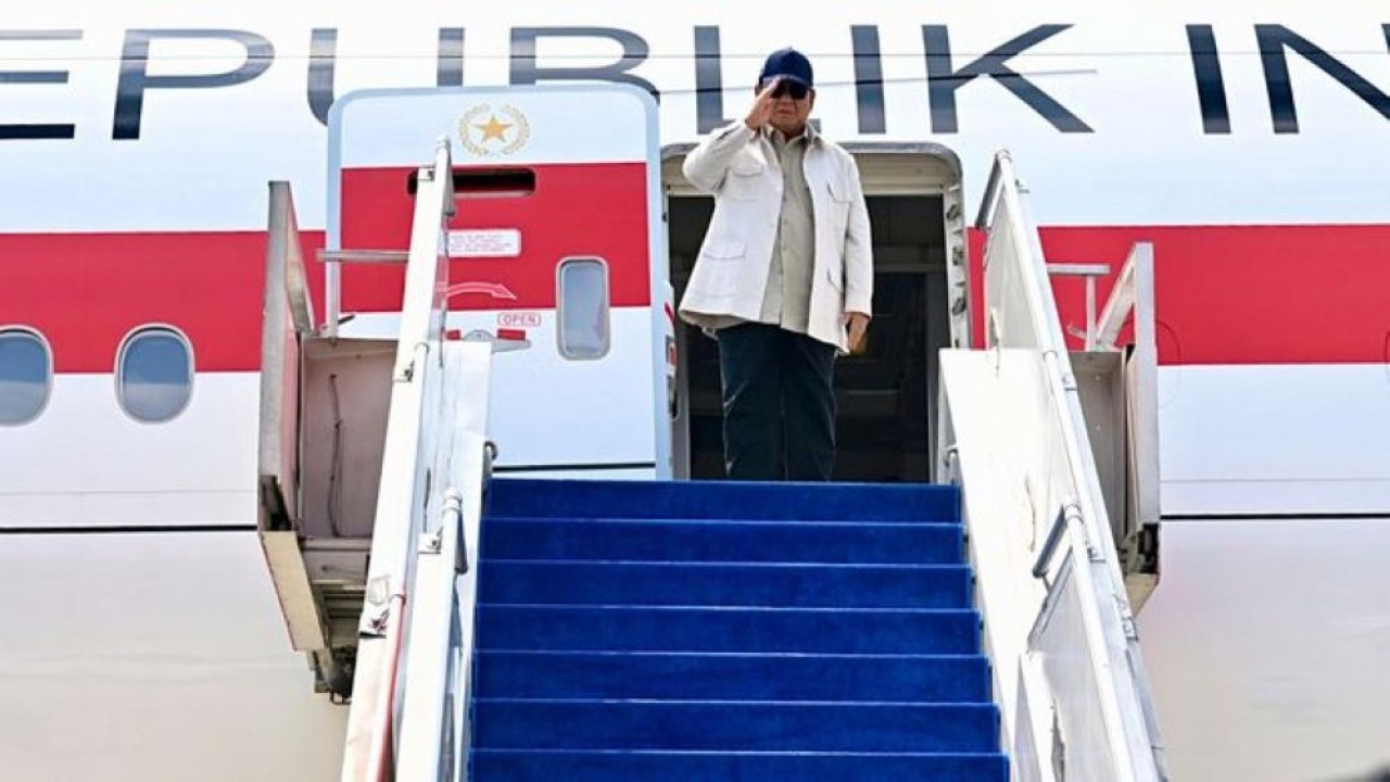 Presiden Prabowo Subianto bertolak menuju Jepang. (Foto: Dok/Istimewa/Sekretariat Presiden)