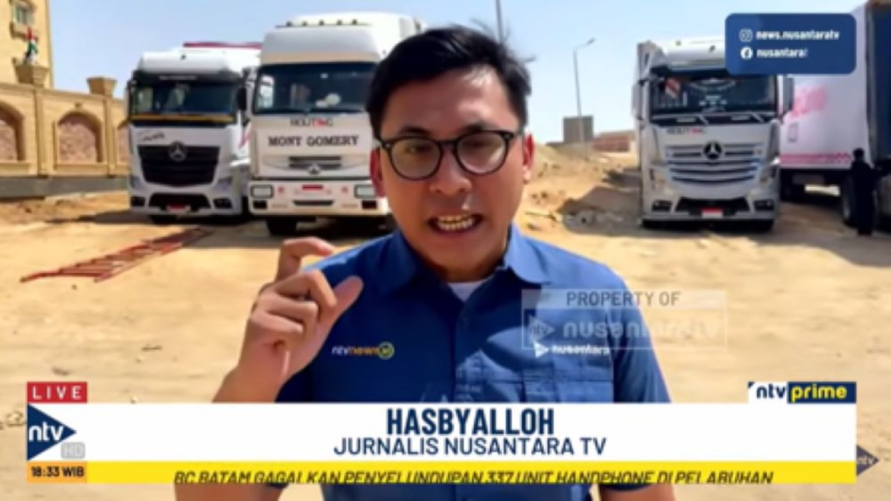 Jurnalis Nusantara TV Hasbyalloh melaporkan langsung dari Kota Ten of Ramadan, Mesir