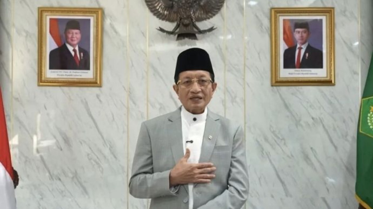 Menteri Agama Nasaruddin Umar. ANTARA/HO-Kemenag (Antara)