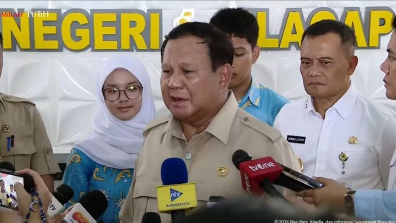 Prabowo Subianto di Usai Tinjau SMAN 1 Cilacap (Istimewa)