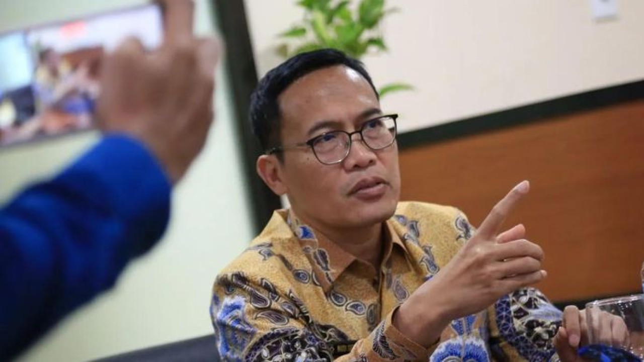 Sekretaris Kemendukbangga/BKKBN Budi Setiyono dalam diskusi bersama media terkait penurunan stunting untuk mencetak generasi unggul di Jakarta pada Rabu 20 Mei 2026. ANTARA/HO-Kemendukbangga/BKKBN (Antara)
