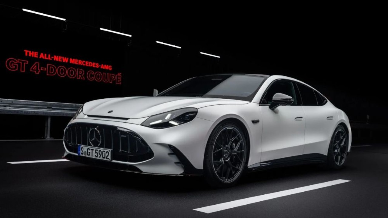 Mercedes-AMG GT 4-Door-Coupe. (Foto: Istimewa via Carscoops)