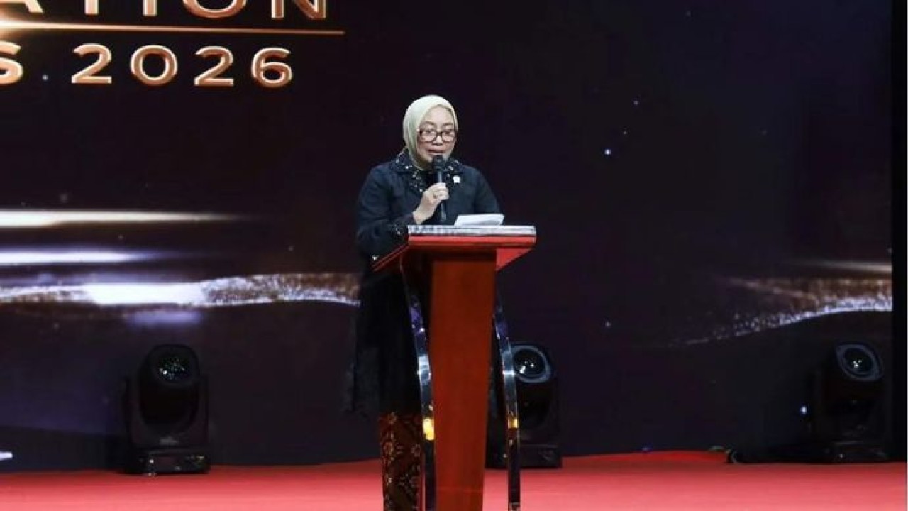 Menteri Pemberdayaan Perempuan dan Perlindungan Anak (PPPA) Arifah Fauzi membuka acara Women’s Inspiration Award 2026, di Jakarta. ANTARA/HO-KemenPPPA (Antara)