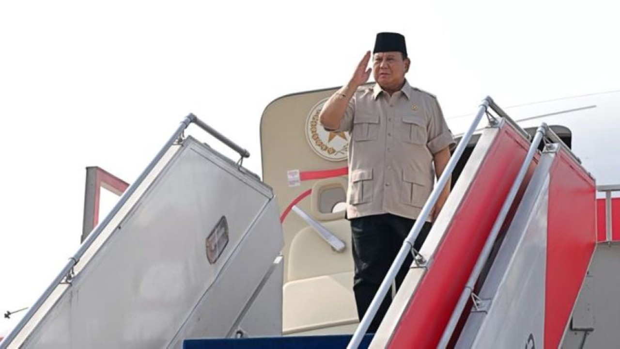 Presiden Prabowo Subianto bertolak menuju Cebu, Filipina, pada Kamis, 7 Mei 2026, dalam rangka menghadiri Konferensi Tingkat Tinggi (KTT) ke-48 ASEAN yang berlangsung pada 7-8 Mei 2026. (Foto: Sekretariat Presiden)