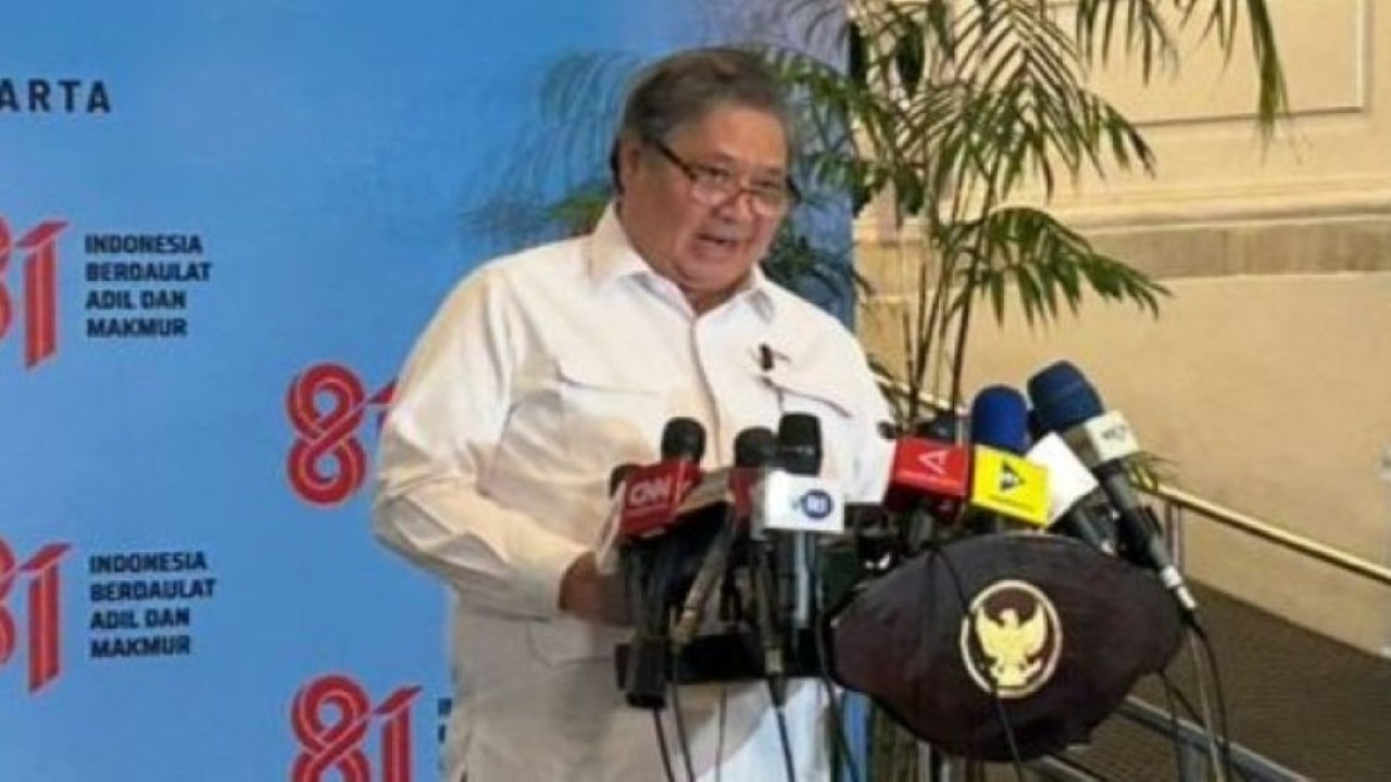 Menteri Koordinator Bidang Perekonomian (Menko Perekonomian) Airlangga Hartarto. (Foto: NTVnews)