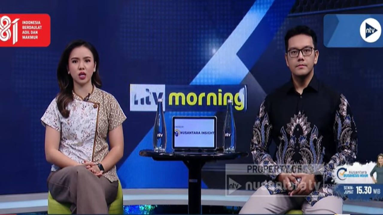 Program "NTV Morning" tayang di Nusantara TV Senin-Jumat pukul 06.00 WIB.