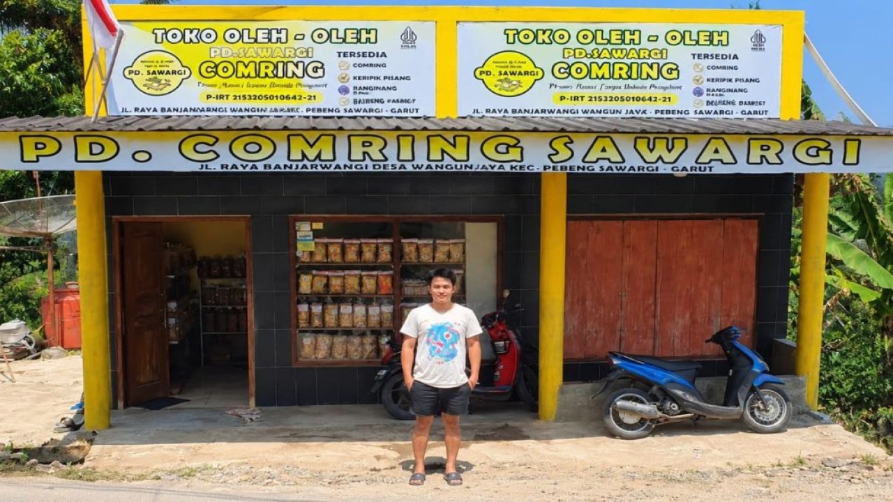 Ari Saftari memanfaatkan KUR BRI sebagai tambahan modal untuk mengembangkan PD Comring Sawargi. (Foto: Dok/Istimewa/BRI)
