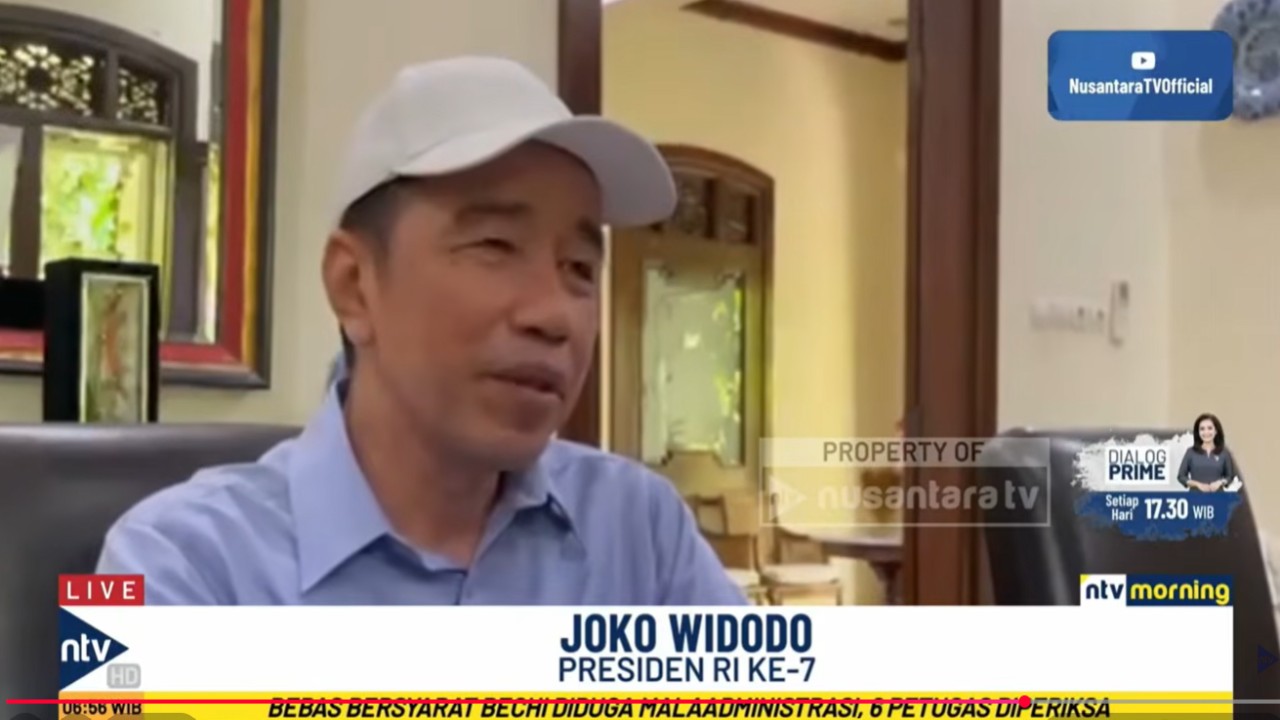 Presiden ke-7 Republik Indonesia Joko Widodo mengungkapkan isi pembicaraanya dengan Presiden Prabowo Subianto
