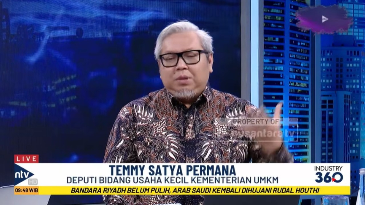 Deputi Bidang Usaha Kecil Kementerian UMKM Temmy Satya Permana
