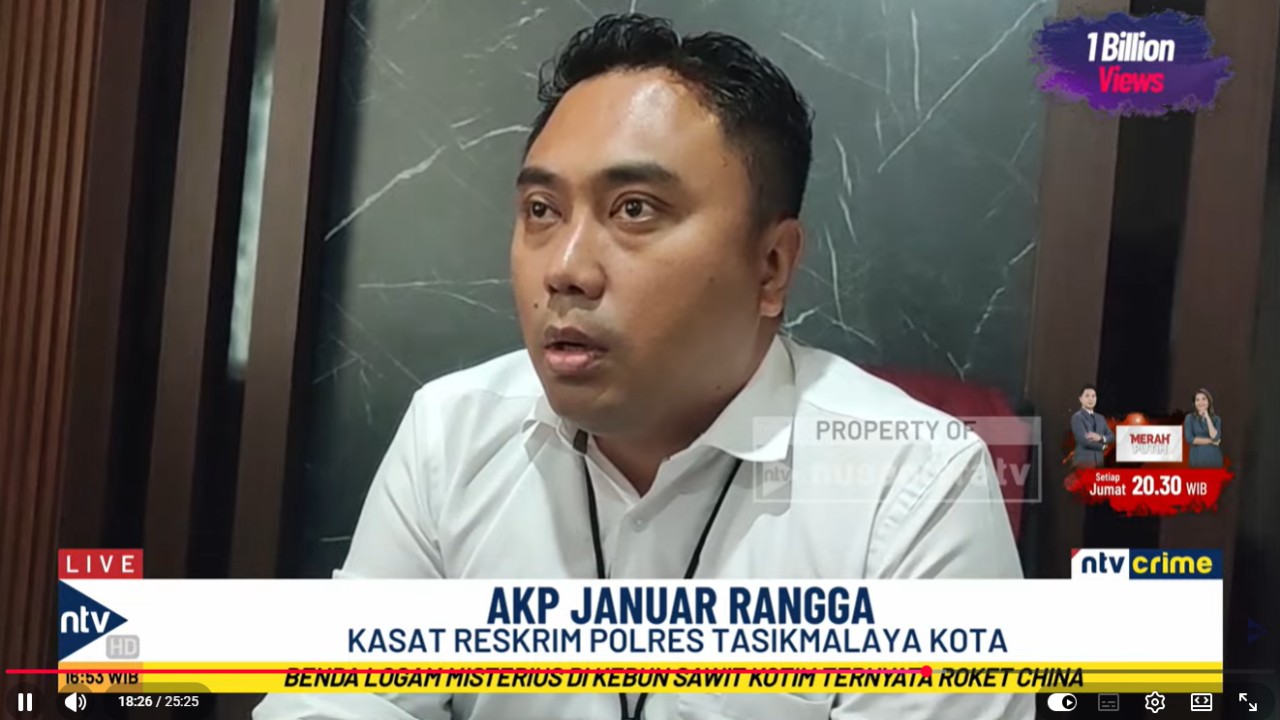 Kasat Reskrim Polres Tasikmalaya Kota AKP Januar Rangga menanggapi penyerangan yang dilakukan Geng Motor terhadap pedagang pecel lele.
