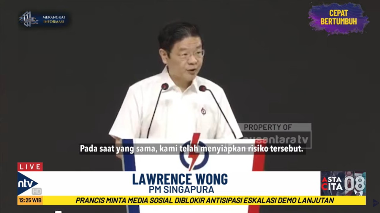 Menteri Singapura Lawrence Wong blak-blakan mengatakan tidak akan bergantung pada impor gas dari Indonesia.