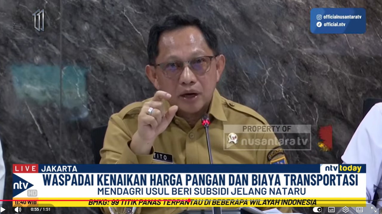 Muhammad Tito Karnavian mengusulkan agar pemerintah melakukan subsidi listrik dan angkutan udara hingga menjaga pasokan BBM bersubsidi.